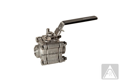 2-way ball valve - stainless steel, DN 20, PN 140, butt weld 