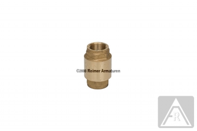 Check valve - brass, G 1 1/4", PN 18, female/female