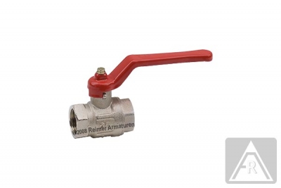 2-way ball valve - brass  G 4", PN 14, female/female