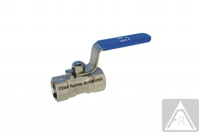 2-way ball valve - stainless steel, Rp 1/2", PN 40, female/female