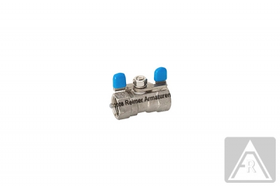 2-way ball valve - stainless steel, Rp 3/4", PN 40, female/female