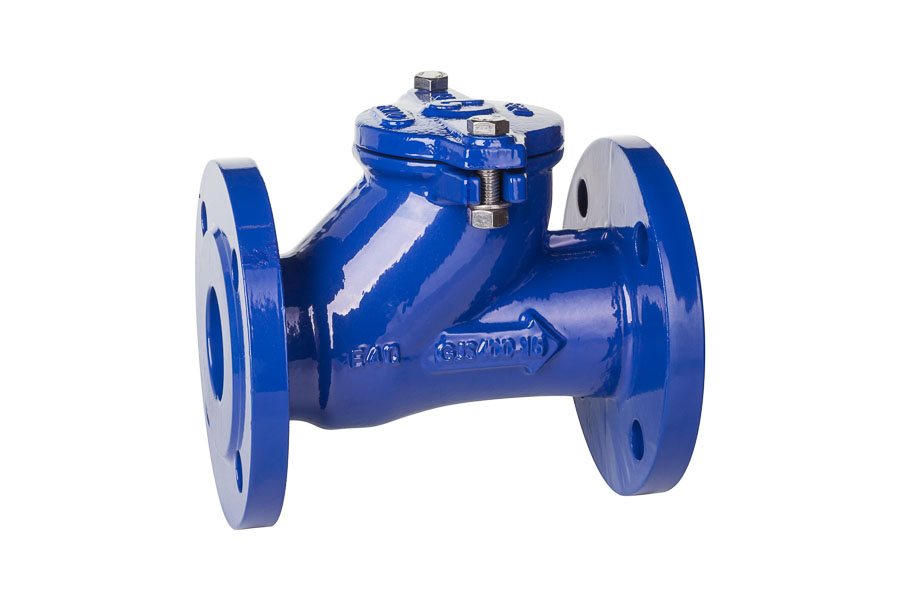 Ball non-return valve - flange type, DN 300, PN 10, GGG-40