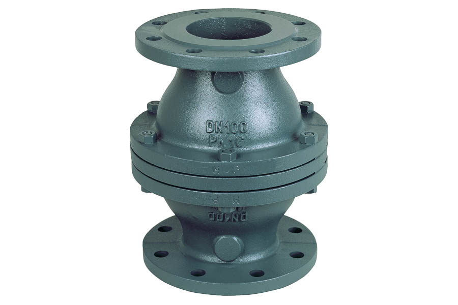 Check valve for vertical installation - GG 25, DN 200, PN 16 - soft seat