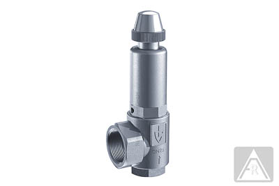 Sicherheitsventil aus Edelstahl, G 1 1/4"/ G 2", für neutrale Flüssigkeiten Sicherheitsventil aus Edelstahl, G 1 1/4"/ G 2", für neutrale Flüssigkeiten