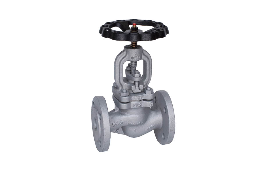 Stop valve (DIN 86251) - GGG-40.3, DN 250, PN 16, with gland seal - straightway form 