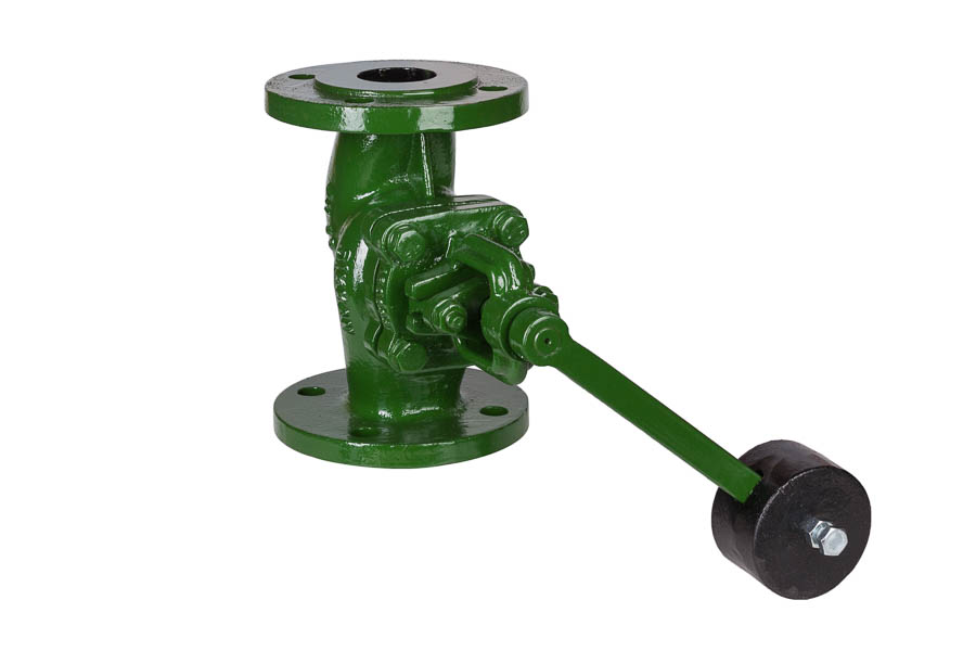 Self closing valves - GG-25, DN 25, PN 16, straightway form - with counterweight