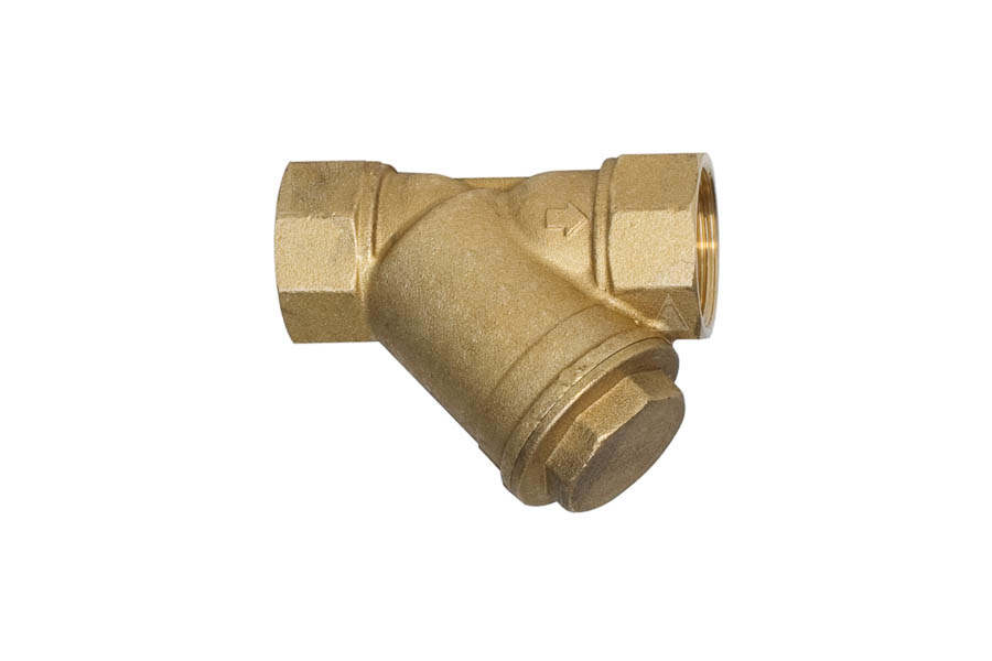 Y-strainer - brass, G 1/4", PN 20, female/female