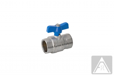 2-way ball valve - brass, female/female