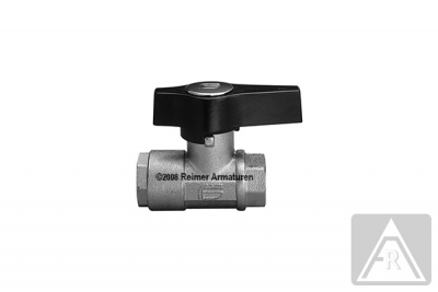 2-way ball valve - brass, female/female, up to PN 210