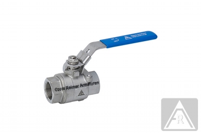 2-way ball valve - stainless steel, female/female