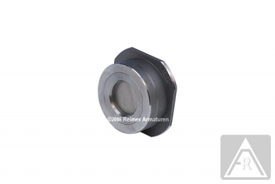 Check valve - wafer type, stainless steel / FKM