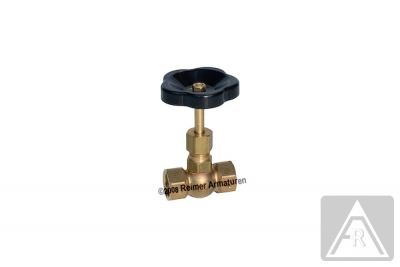 Needle valve - brass, female/female